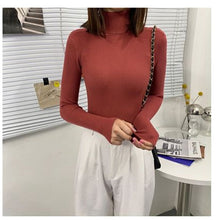 Load image into Gallery viewer, Women Sweaters 2020 Autumn Winter Tops Korean Slim Women Pullover Knitted Sweater Jumper Soft Warm Pull Femme - TMĐT nhom 21