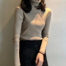 Load image into Gallery viewer, Women Sweaters 2020 Autumn Winter Tops Korean Slim Women Pullover Knitted Sweater Jumper Soft Warm Pull Femme - TMĐT nhom 21