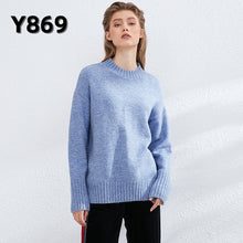Load image into Gallery viewer, Aachoae Autumn Winter Women Knitted Turtleneck Cashmere Sweater 2020 Casual Basic Pullover Jumper Batwing Long Sleeve Loose Tops - TMĐT nhom 21