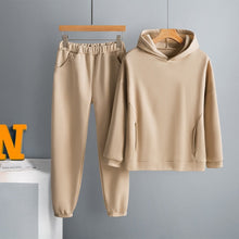 Load image into Gallery viewer, Two Piece Set Casual Fleece Tracksuit Women Winter 2020 Women's Sets Oversized Hooded Long Sleeve Hoodie Sport Pants Lady Suit - TMĐT nhom 21