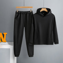 Load image into Gallery viewer, Two Piece Set Casual Fleece Tracksuit Women Winter 2020 Women's Sets Oversized Hooded Long Sleeve Hoodie Sport Pants Lady Suit - TMĐT nhom 21