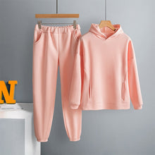 Load image into Gallery viewer, Two Piece Set Casual Fleece Tracksuit Women Winter 2020 Women's Sets Oversized Hooded Long Sleeve Hoodie Sport Pants Lady Suit - TMĐT nhom 21