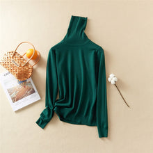 Load image into Gallery viewer, Marwin New-Coming Autumn Winter Tops Solid Turn-Down Collar Pullovers Female Thick Turtleneck Knitted High Street  Women Sweater - TMĐT nhom 21
