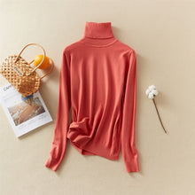 Load image into Gallery viewer, Marwin New-Coming Autumn Winter Tops Solid Turn-Down Collar Pullovers Female Thick Turtleneck Knitted High Street  Women Sweater - TMĐT nhom 21