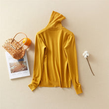 Load image into Gallery viewer, Marwin New-Coming Autumn Winter Tops Solid Turn-Down Collar Pullovers Female Thick Turtleneck Knitted High Street  Women Sweater - TMĐT nhom 21