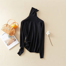 Load image into Gallery viewer, Marwin New-Coming Autumn Winter Tops Solid Turn-Down Collar Pullovers Female Thick Turtleneck Knitted High Street  Women Sweater - TMĐT nhom 21