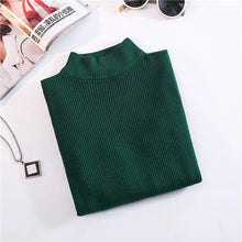Load image into Gallery viewer, Marwin New-coming Autumn Winter Tops Turtleneck Pullovers Sweaters Primer shirt long sleeve Short Korean Slim-fit tight sweater - TMĐT nhom 21