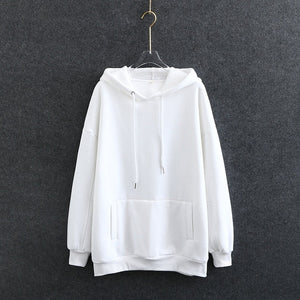 Tangada Women couple sweatshirt fleece 100% cotton amygreen oversized hood hoodies sweatshirts plus size SD60 - TMĐT nhom 21