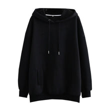 Load image into Gallery viewer, Tangada Women couple sweatshirt fleece 100% cotton amygreen oversized hood hoodies sweatshirts plus size SD60 - TMĐT nhom 21