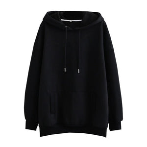 Tangada Women couple sweatshirt fleece 100% cotton amygreen oversized hood hoodies sweatshirts plus size SD60 - TMĐT nhom 21
