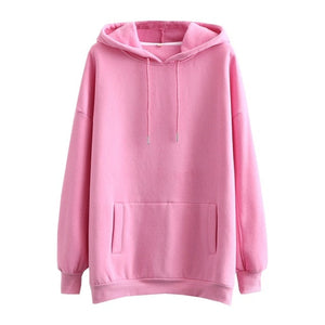 Tangada Women couple sweatshirt fleece 100% cotton amygreen oversized hood hoodies sweatshirts plus size SD60 - TMĐT nhom 21