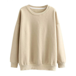 Tangada Women couple sweatshirt fleece 100% cotton amygreen oversized hood hoodies sweatshirts plus size SD60 - TMĐT nhom 21