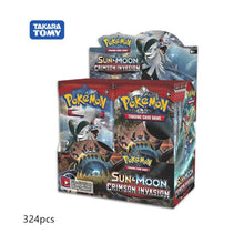 Load image into Gallery viewer, 324Pcs/Box Pokemon Cards Newest GX EX Sword&amp;Shield Sun&amp;Moon English Trading Card Shining Game Versions 36 Pack Collection Toys - TMĐT nhom 21