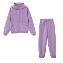 Load image into Gallery viewer, Toppies Women&#39;s Tracksuits Sports Suit Casual Hoodies Fleece Sweatshirt Female Two Piece Set Jacket Sweatpants Harajuku Clothes - TMĐT nhom 21