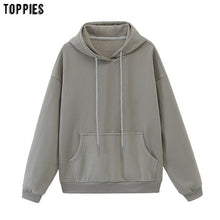 Load image into Gallery viewer, toppies Womens Tracksuits Hooded Sweatshirts 2020 Autumn Winter Fleece Oversize Hoodies Solid Pullovers Jackets Unisex Couple - TMĐT nhom 21
