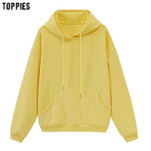 Load image into Gallery viewer, toppies Womens Tracksuits Hooded Sweatshirts 2020 Autumn Winter Fleece Oversize Hoodies Solid Pullovers Jackets Unisex Couple - TMĐT nhom 21