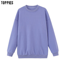 Load image into Gallery viewer, toppies Womens Tracksuits Hooded Sweatshirts 2020 Autumn Winter Fleece Oversize Hoodies Solid Pullovers Jackets Unisex Couple - TMĐT nhom 21