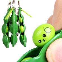 Load image into Gallery viewer, Fidget Toys Decompression Edamame Toys Squishy Squeeze Peas Beans Keychain Cute Stress Adult Toy Rubber Boys Xmas Gift - TMĐT nhom 21
