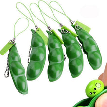 Load image into Gallery viewer, Fidget Toys Decompression Edamame Toys Squishy Squeeze Peas Beans Keychain Cute Stress Adult Toy Rubber Boys Xmas Gift - TMĐT nhom 21
