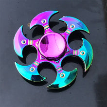 Load image into Gallery viewer, Rainbow Metal Finger Spinner R118 Bearing Spinner Toy Adult Toys for Children Raytheon Mushroom 60-65mm Fidget Spinner 2019 - TMĐT nhom 21