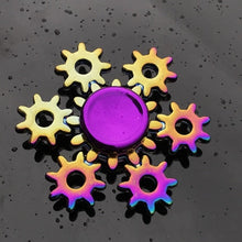 Load image into Gallery viewer, Rainbow Metal Finger Spinner R118 Bearing Spinner Toy Adult Toys for Children Raytheon Mushroom 60-65mm Fidget Spinner 2019 - TMĐT nhom 21