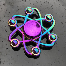 Load image into Gallery viewer, Rainbow Metal Finger Spinner R118 Bearing Spinner Toy Adult Toys for Children Raytheon Mushroom 60-65mm Fidget Spinner 2019 - TMĐT nhom 21