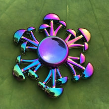 Load image into Gallery viewer, Rainbow Metal Finger Spinner R118 Bearing Spinner Toy Adult Toys for Children Raytheon Mushroom 60-65mm Fidget Spinner 2019 - TMĐT nhom 21