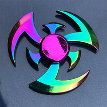Load image into Gallery viewer, Rainbow Metal Finger Spinner R118 Bearing Spinner Toy Adult Toys for Children Raytheon Mushroom 60-65mm Fidget Spinner 2019 - TMĐT nhom 21