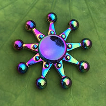 Load image into Gallery viewer, Rainbow Metal Finger Spinner R118 Bearing Spinner Toy Adult Toys for Children Raytheon Mushroom 60-65mm Fidget Spinner 2019 - TMĐT nhom 21