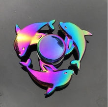 Load image into Gallery viewer, Rainbow Metal Finger Spinner R118 Bearing Spinner Toy Adult Toys for Children Raytheon Mushroom 60-65mm Fidget Spinner 2019 - TMĐT nhom 21