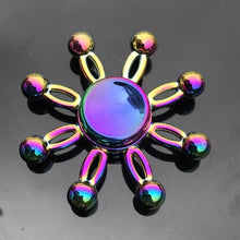Load image into Gallery viewer, Rainbow Metal Finger Spinner R118 Bearing Spinner Toy Adult Toys for Children Raytheon Mushroom 60-65mm Fidget Spinner 2019 - TMĐT nhom 21