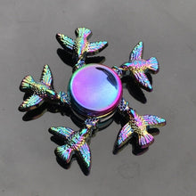 Load image into Gallery viewer, Rainbow Metal Finger Spinner R118 Bearing Spinner Toy Adult Toys for Children Raytheon Mushroom 60-65mm Fidget Spinner 2019 - TMĐT nhom 21