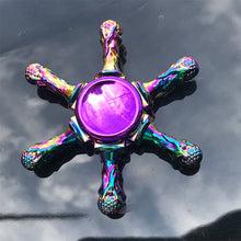 Load image into Gallery viewer, Rainbow Metal Finger Spinner R118 Bearing Spinner Toy Adult Toys for Children Raytheon Mushroom 60-65mm Fidget Spinner 2019 - TMĐT nhom 21
