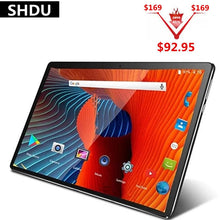 Load image into Gallery viewer, Tablet Pc 10.1 inch Android 10.0 Google Play 3G 4G Phone Call Tablets WiFi Bluetooth GPS Tempered Glass 10 inch Tablet 2GB+32GB - TMĐT nhom 21