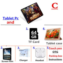 Load image into Gallery viewer, Tablet Pc 10.1 inch Android 10.0 Google Play 3G 4G Phone Call Tablets WiFi Bluetooth GPS Tempered Glass 10 inch Tablet 2GB+32GB - TMĐT nhom 21