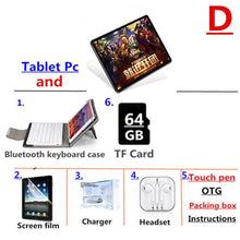 Load image into Gallery viewer, Tablet Pc 10.1 inch Android 10.0 Google Play 3G 4G Phone Call Tablets WiFi Bluetooth GPS Tempered Glass 10 inch Tablet 2GB+32GB - TMĐT nhom 21
